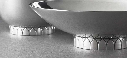 Georg Jensen Sterling Silver Dish and Cup - Sigvard Bernadotte